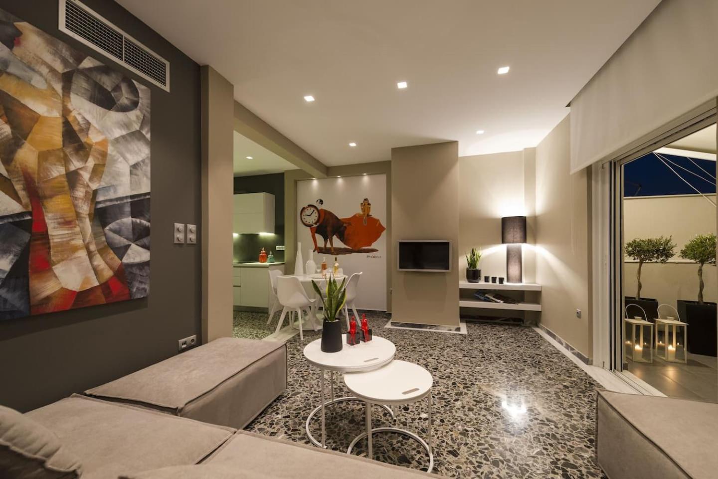 Ma Maison Nο 1, Penthouse, Acropolis And Lycabettus View, Ultra High Speed Internet 300 Mbps, 15' To Acropolis By Metro, 1' From Metro Station Atena Exterior foto