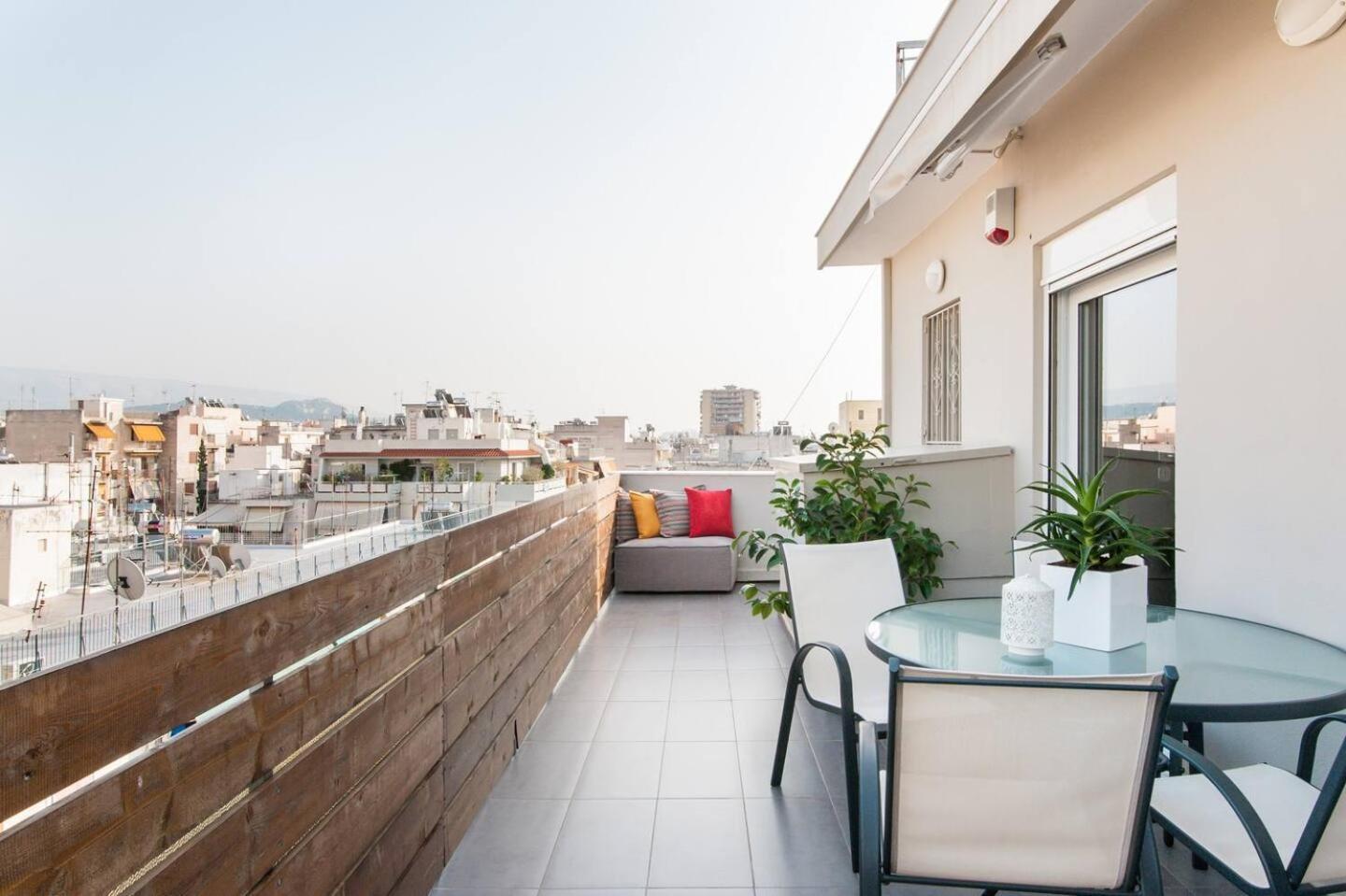 Ma Maison Nο 1, Penthouse, Acropolis And Lycabettus View, Ultra High Speed Internet 300 Mbps, 15' To Acropolis By Metro, 1' From Metro Station Atena Exterior foto